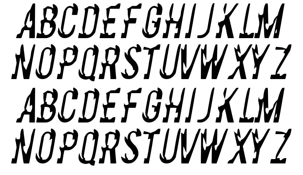 Basic Chrome font specimens