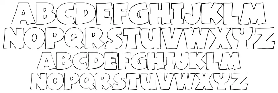 Basic Font schriftart vorschau