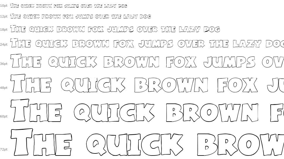 Basic Font font Şelale