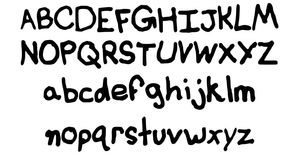 Basic Handwriting font specimens