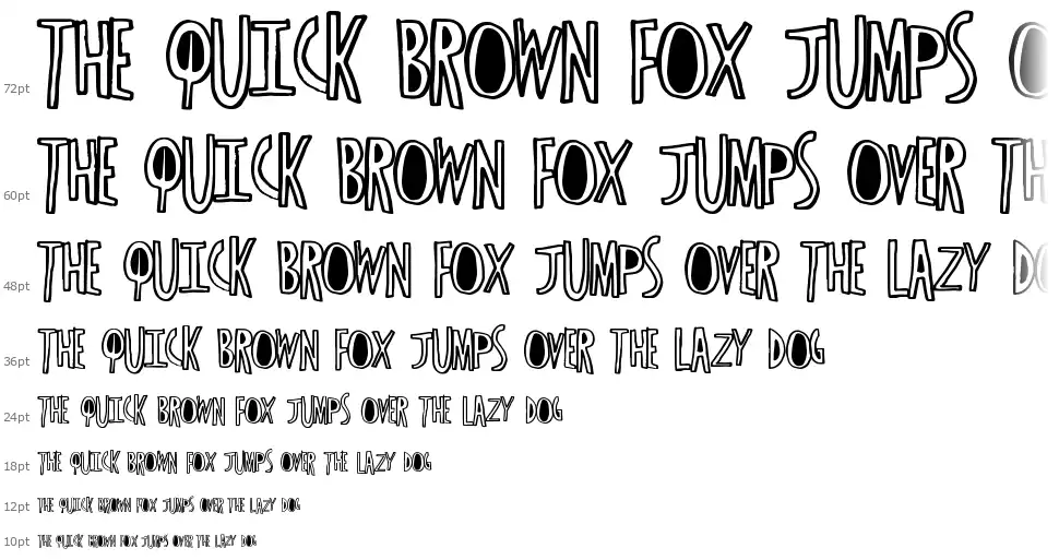 Basic Headerfont waterfall