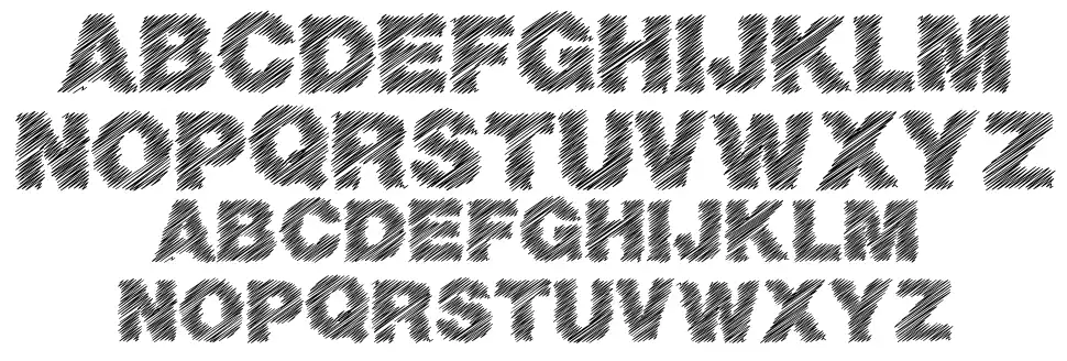 Basic Scratchfont specimens