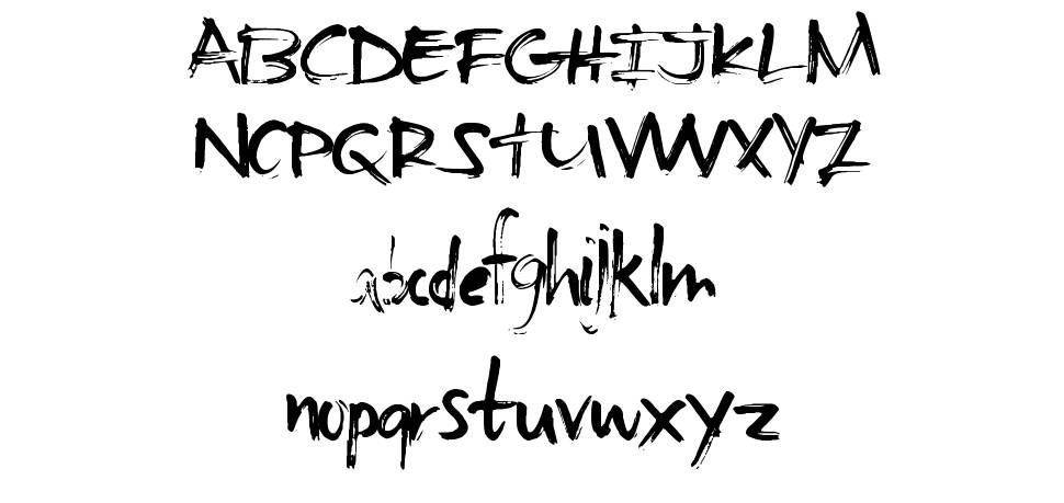 Basic Sharpie font specimens