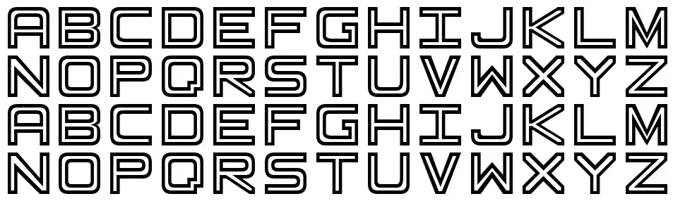 Basic Square 7 font specimens