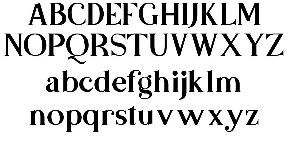 Basics Serif carattere I campioni