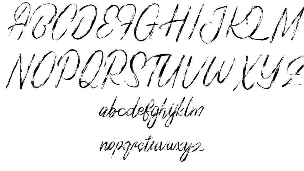 Baskuline font Örnekler