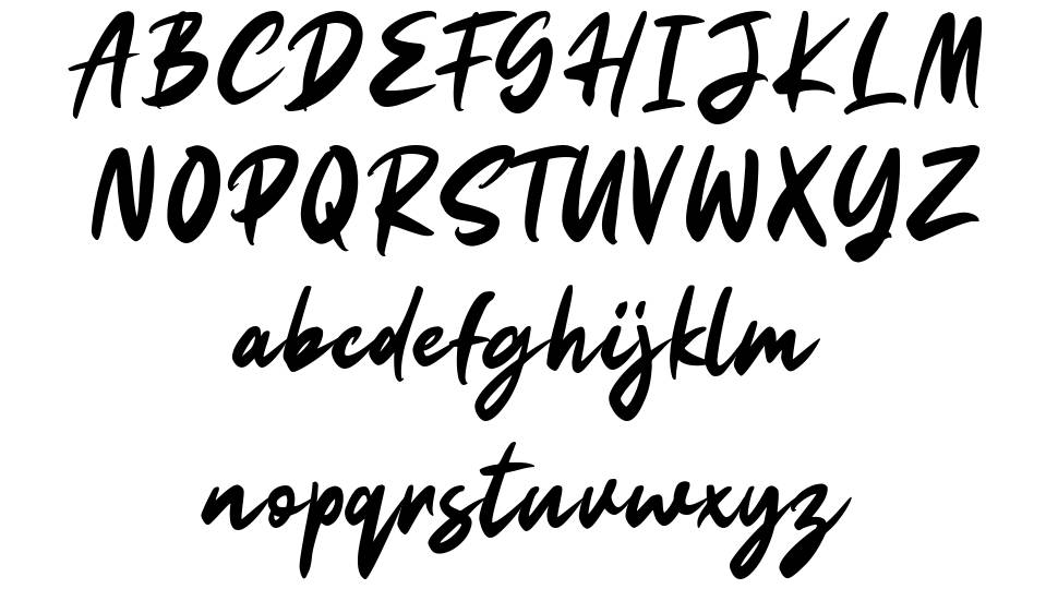 Bastian font specimens