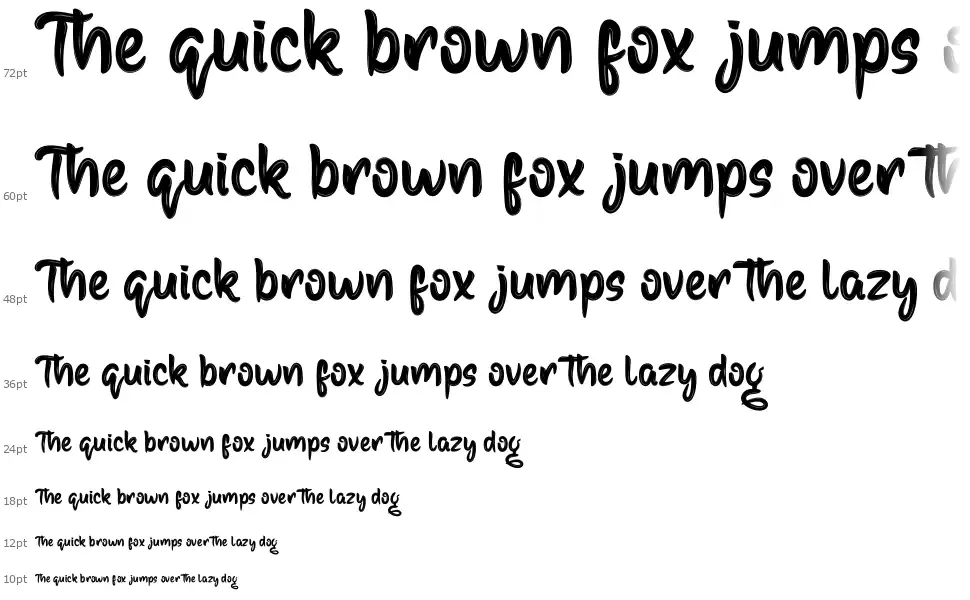 Basting font by abahe FontRiver