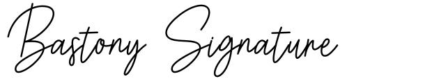 Bastony Signature