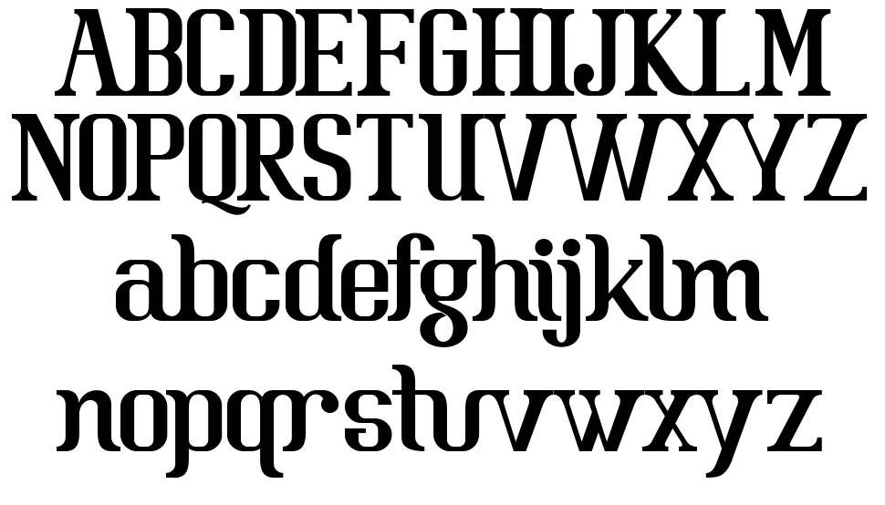Batavia Glamore font