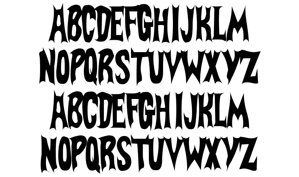 BatFont font specimens