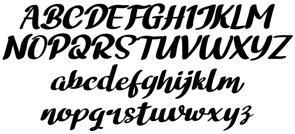 Bathi font specimens