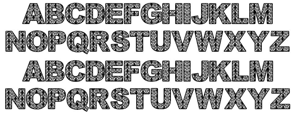 Batik Dayak Font font specimens
