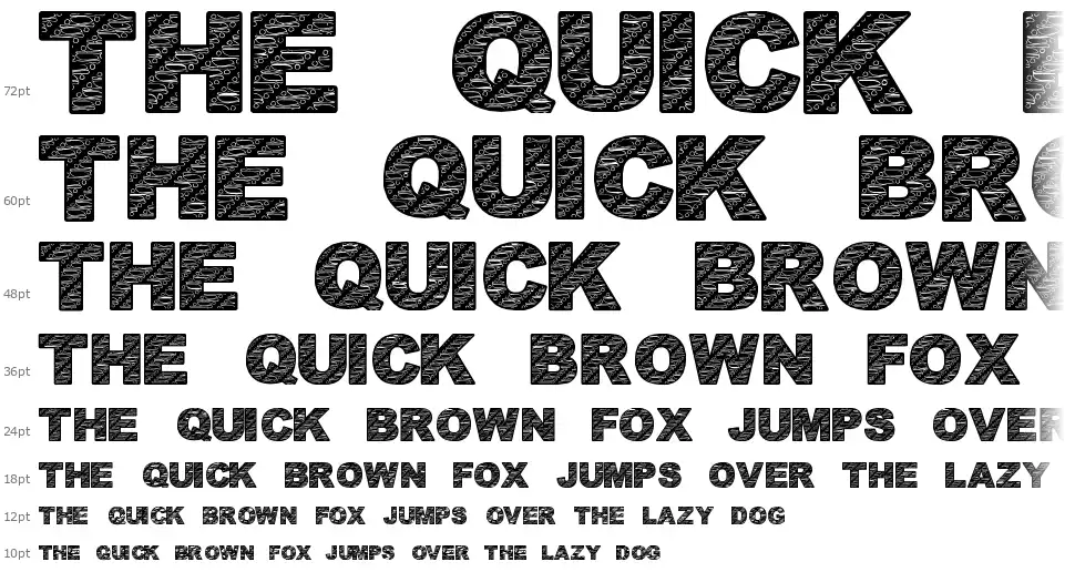 Batik Font 1font waterfall