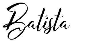 Batista schriftart