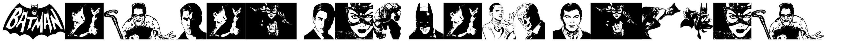 Batman The Dark Knight schriftart