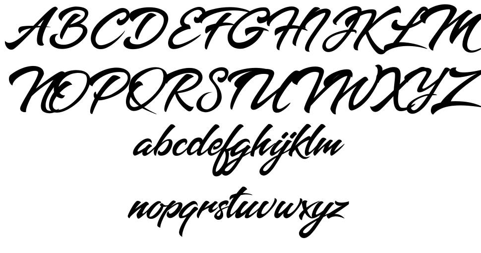 Batoshi font specimens