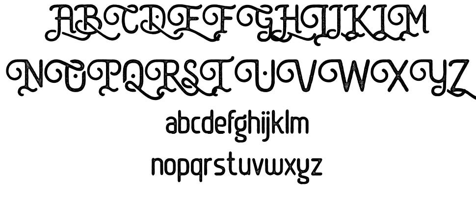 Batriysh font specimens