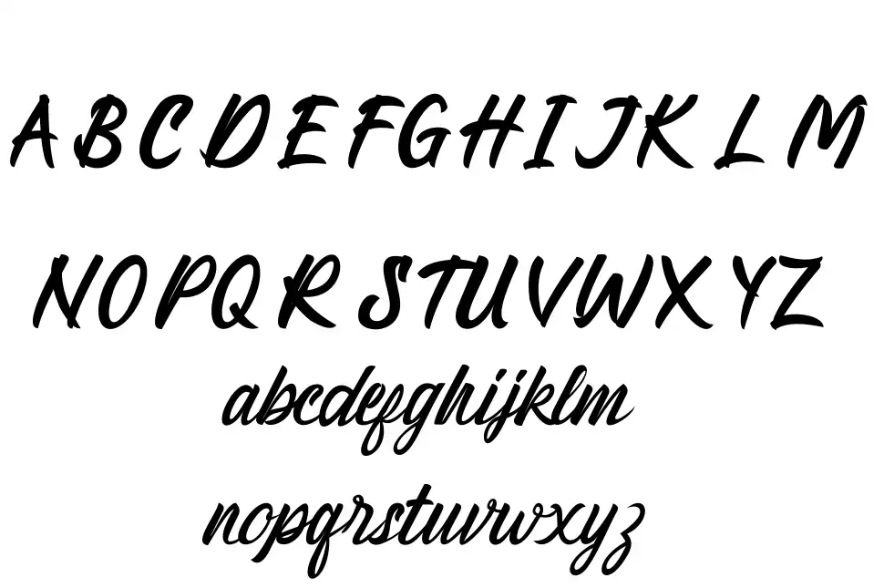 Battalion Commanderfont specimens