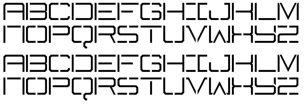 Battlecry font specimens