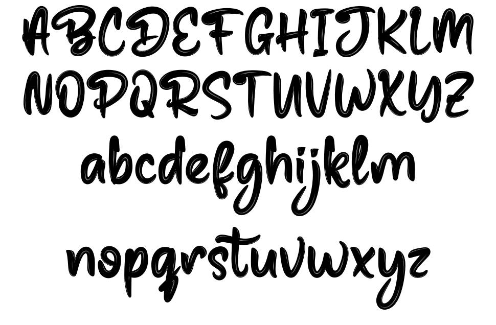 Battog font Örnekler