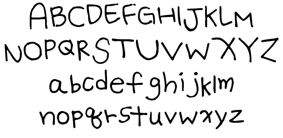 Batty Girl font Örnekler