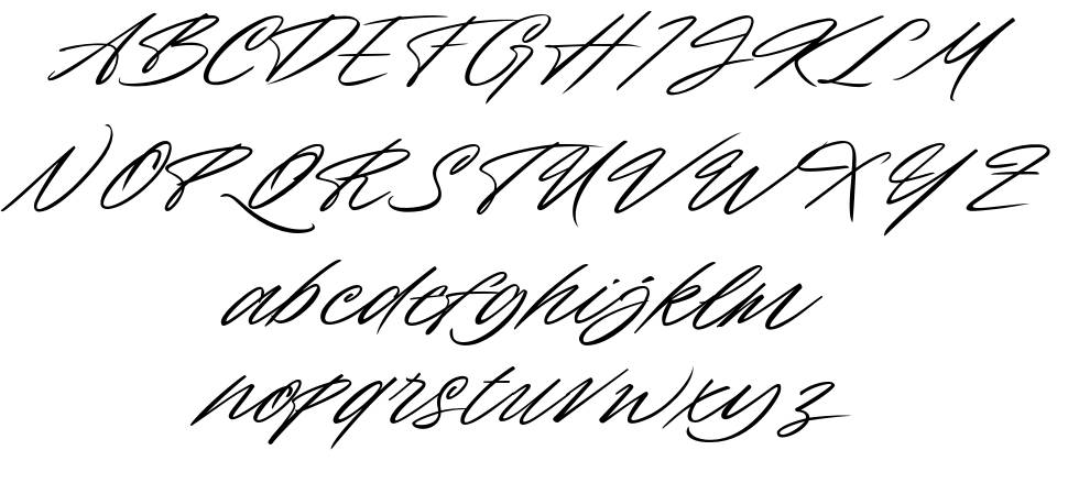 Baverley Astone font Örnekler