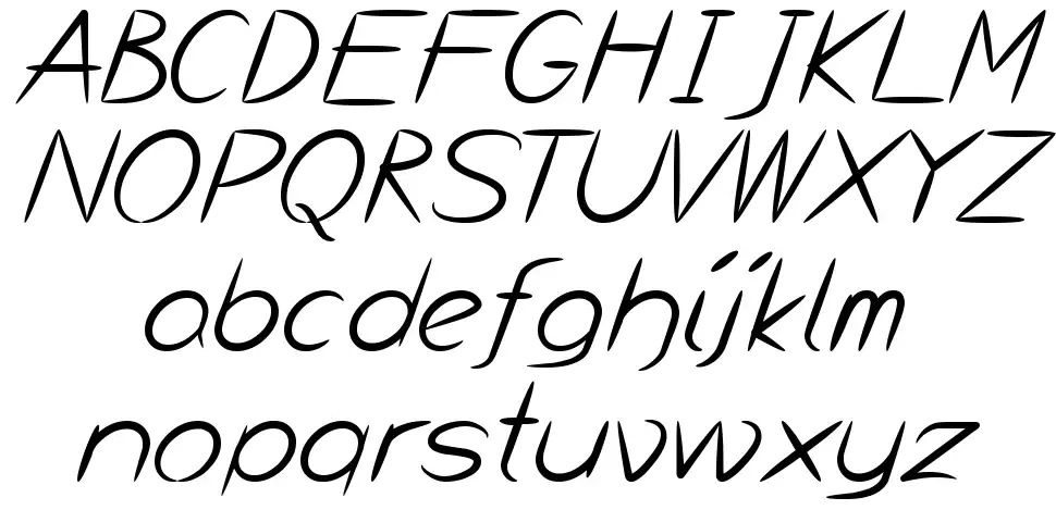 Bayou font Örnekler