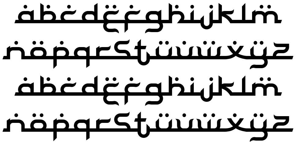 Bayram písmo Exempláře