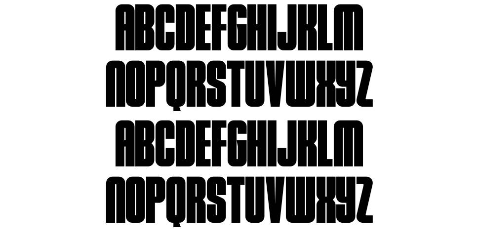 Bayside font specimens