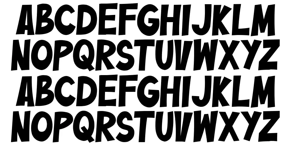 Bazinga! font by Ferry Ardana Putra FontRiver