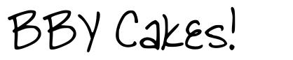 BBY Cakes! font