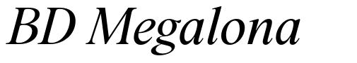 BD Megalona font