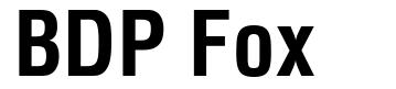 BDP Fox шрифт