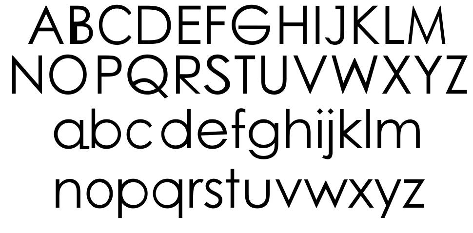 BDP GeLLY font specimens