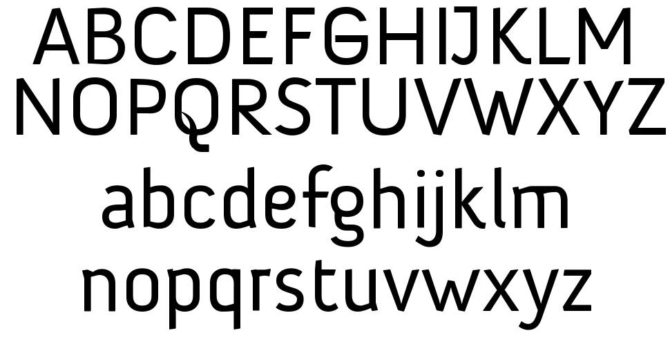 BDP uP font specimens