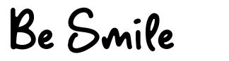 Be Smile font