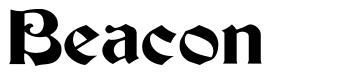 Beacon font