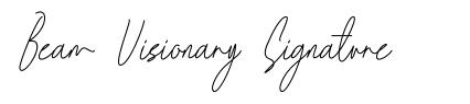 Beam Visionary Signature шрифт