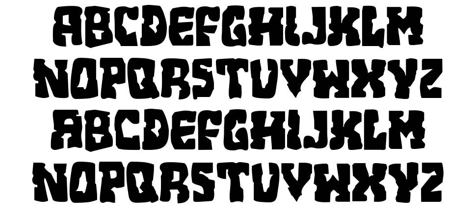 Beastian font specimens