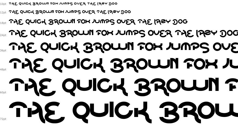Beat of drum font Waterfall