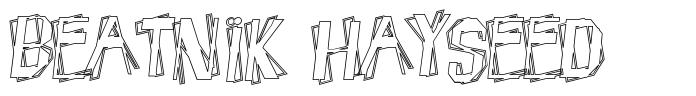 Beatnik Hayseed font