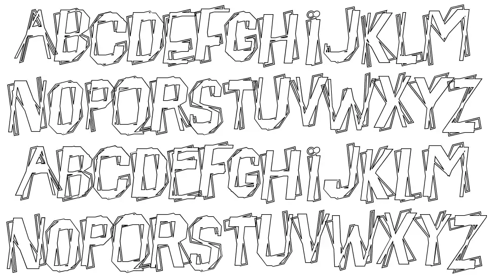 Beatnik Hayseedfont specimens