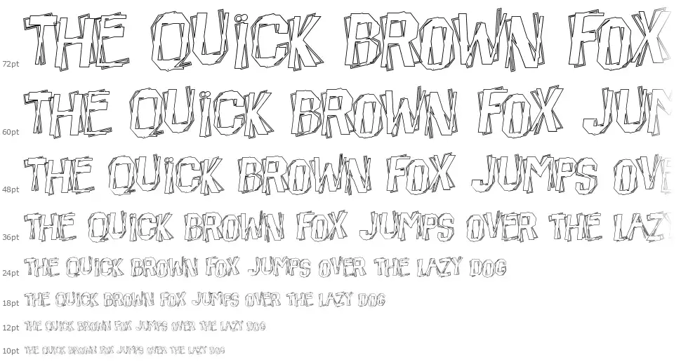 Beatnik Hayseedfont waterfall