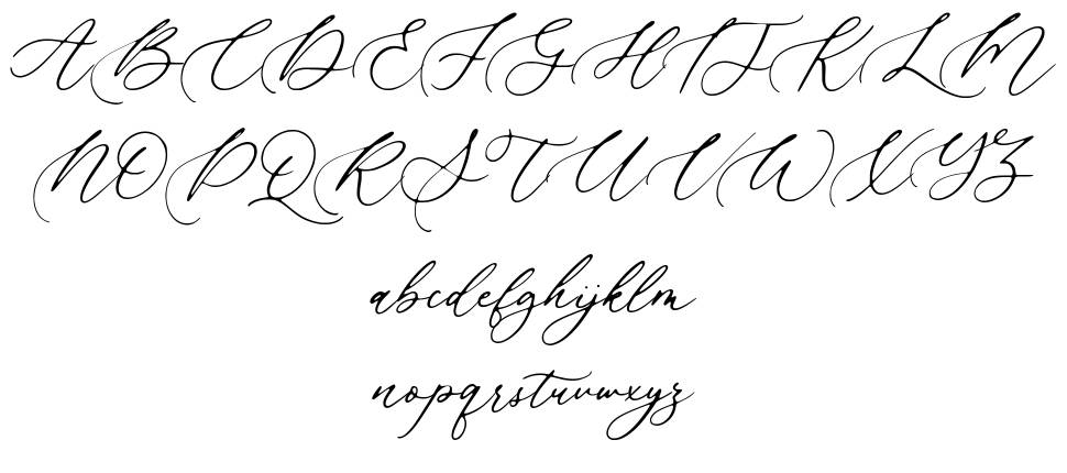 Beautica 字形 标本