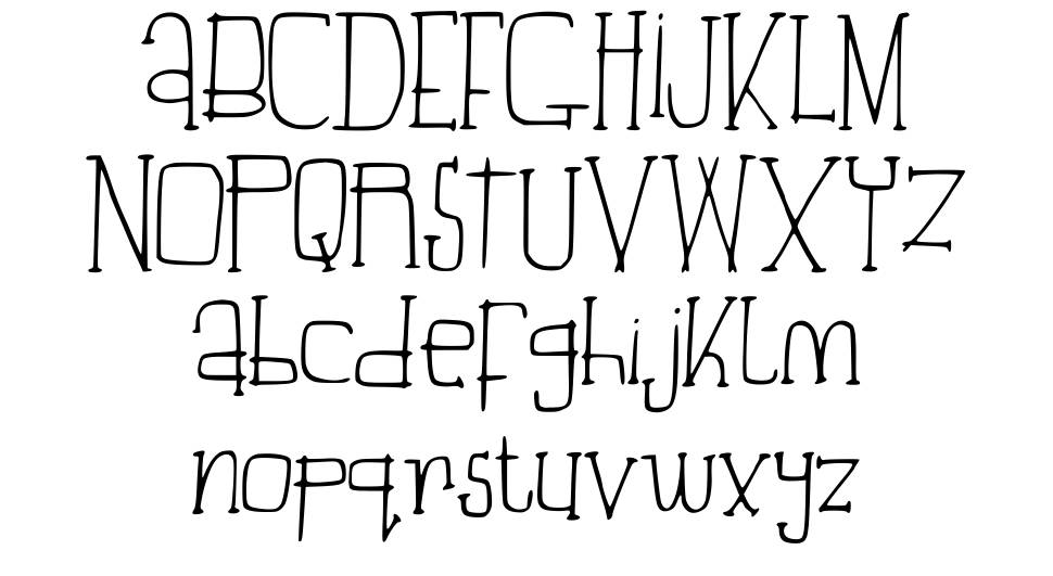 Beautiful Aria font specimens