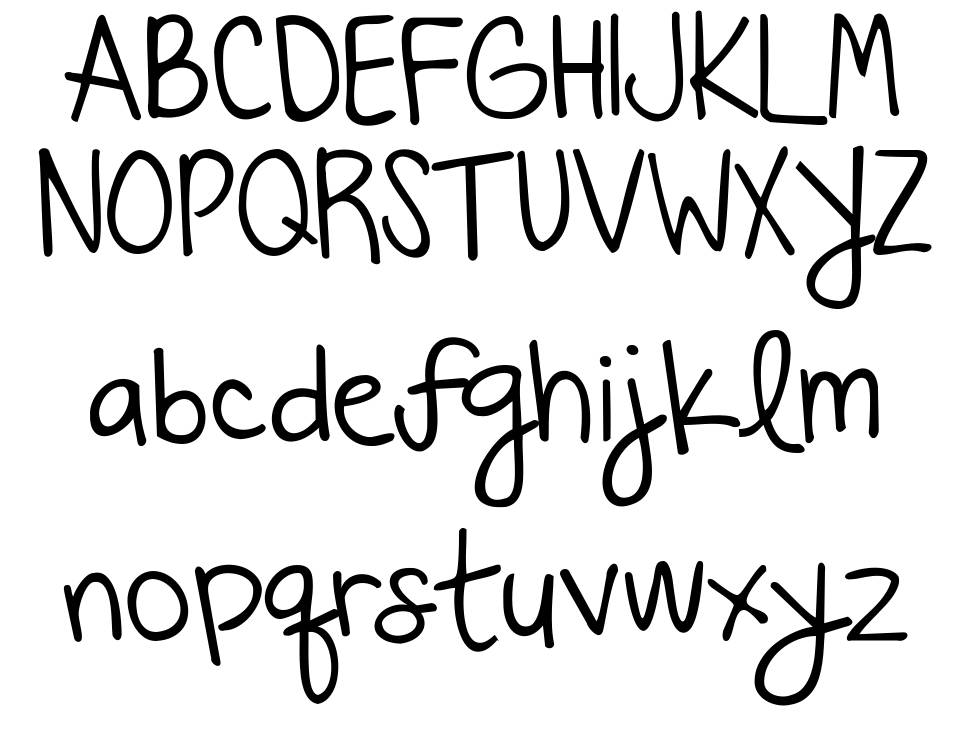 Beautiful Every Time font Örnekler