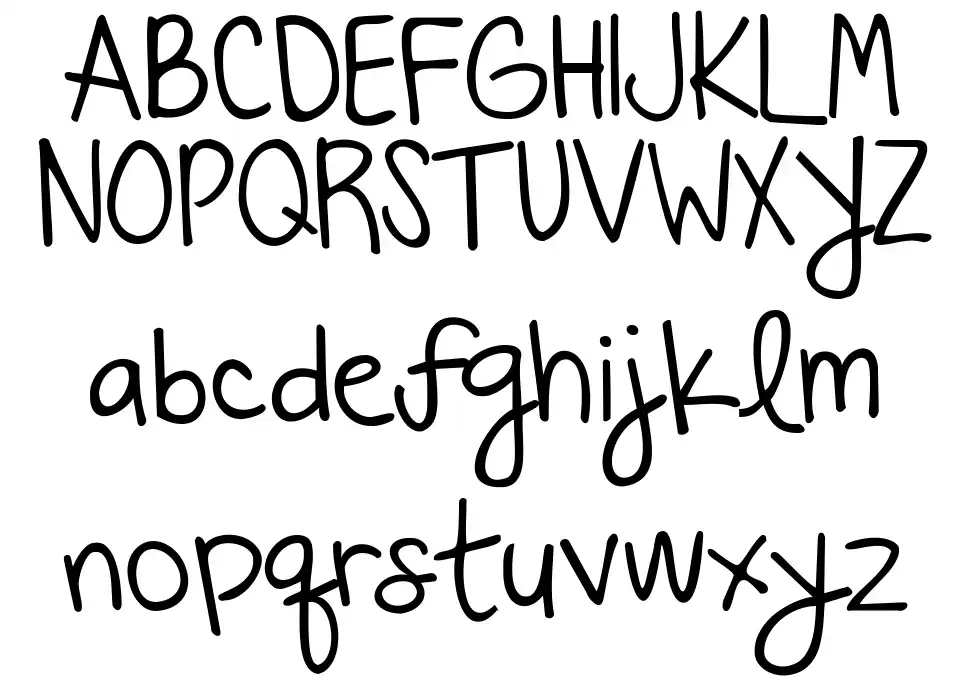 Beautiful Every Timefont specimens