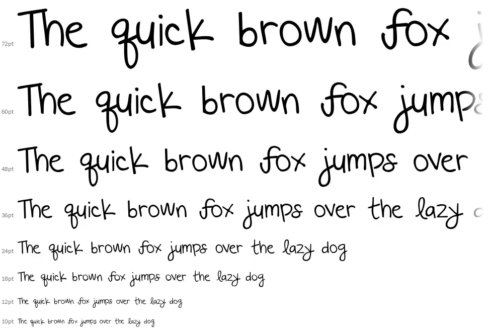 Beautiful Every Timefont waterfall