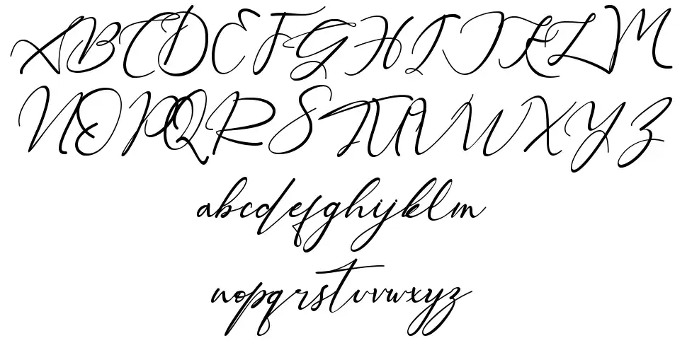 Beautiful Kisses font by Letterara FontRiver